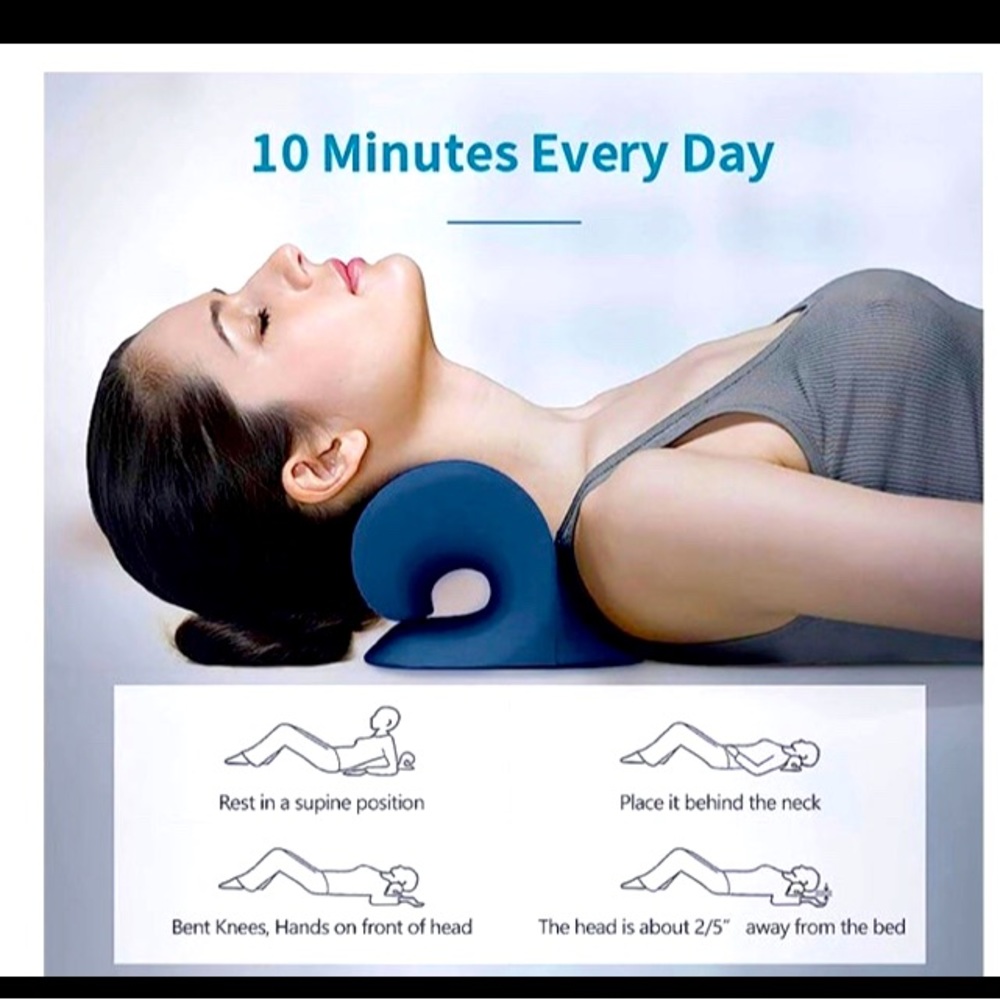 NEW Neck and Shoulder Relaxer, Cervical Traction Device for TMJ Pain